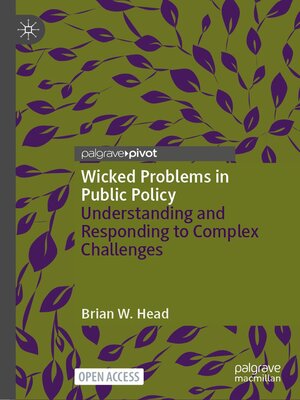 cover image of Wicked Problems in Public Policy